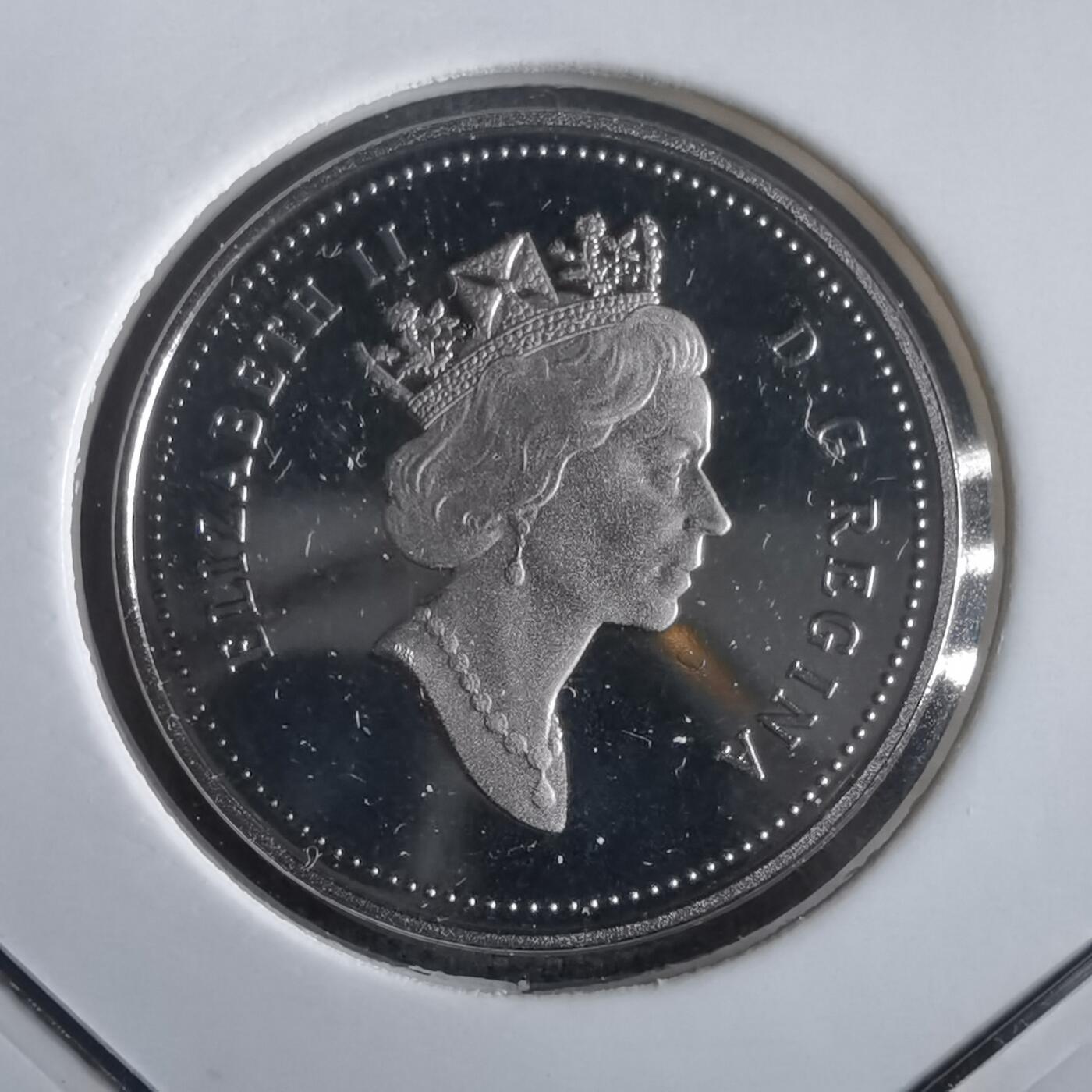 沼泽如烟--第974场 加拿大1991年5分精制币