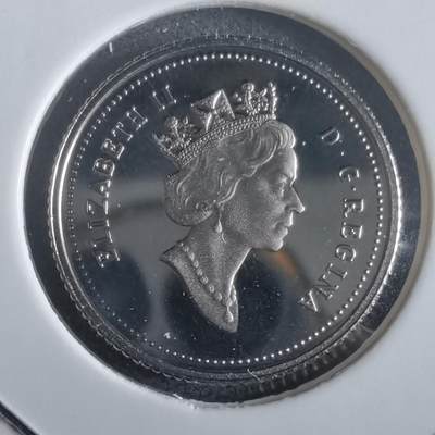 沼泽如烟--第974场 - 加拿大1991年10分精制币