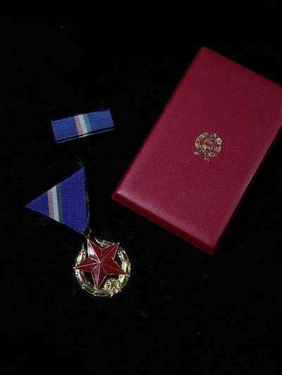 戎马世界章牌大赏第110期 - 原盒匈牙利金级维护秩序奖章