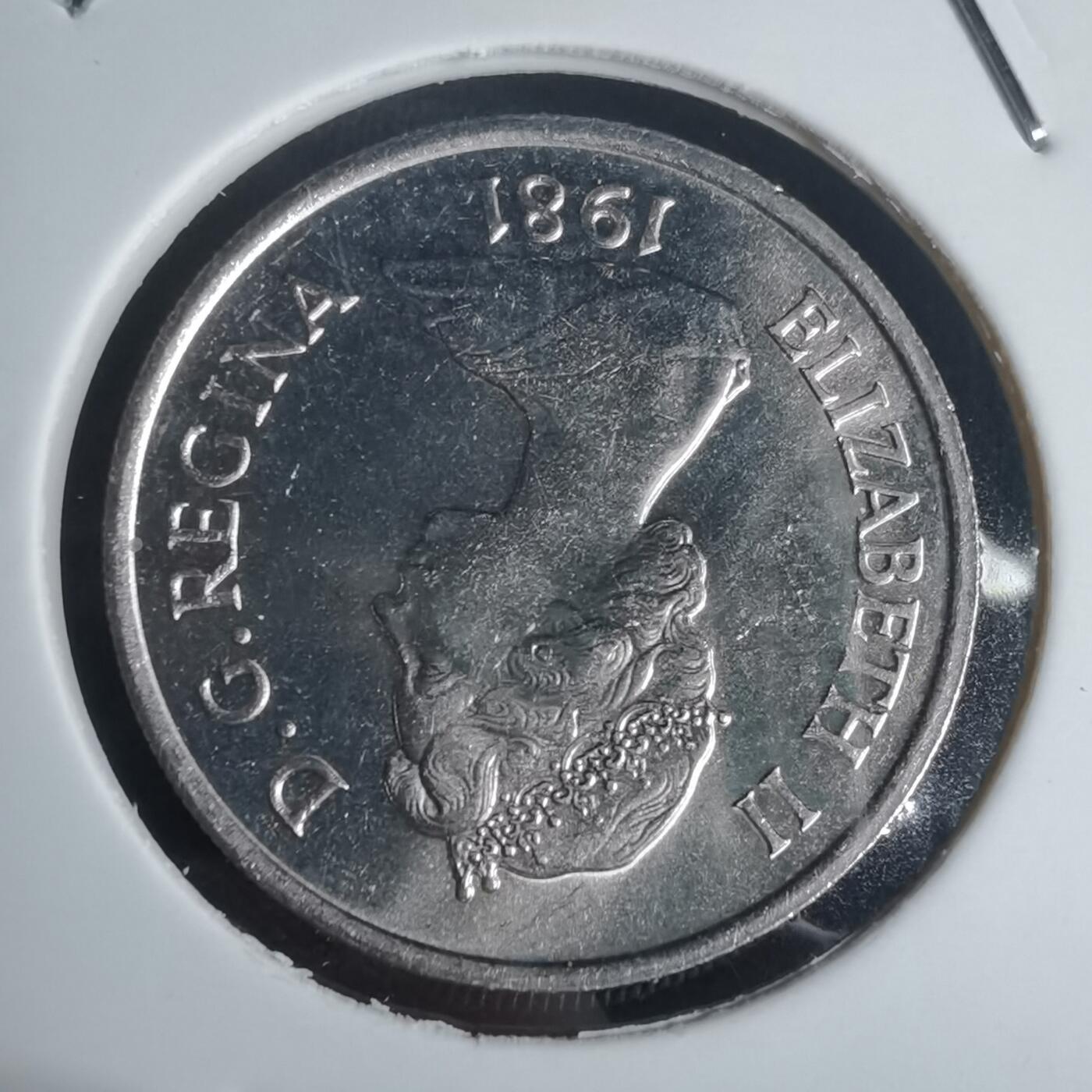 沼泽如烟--第975场 特克斯和凯科斯1981年四分之一克朗