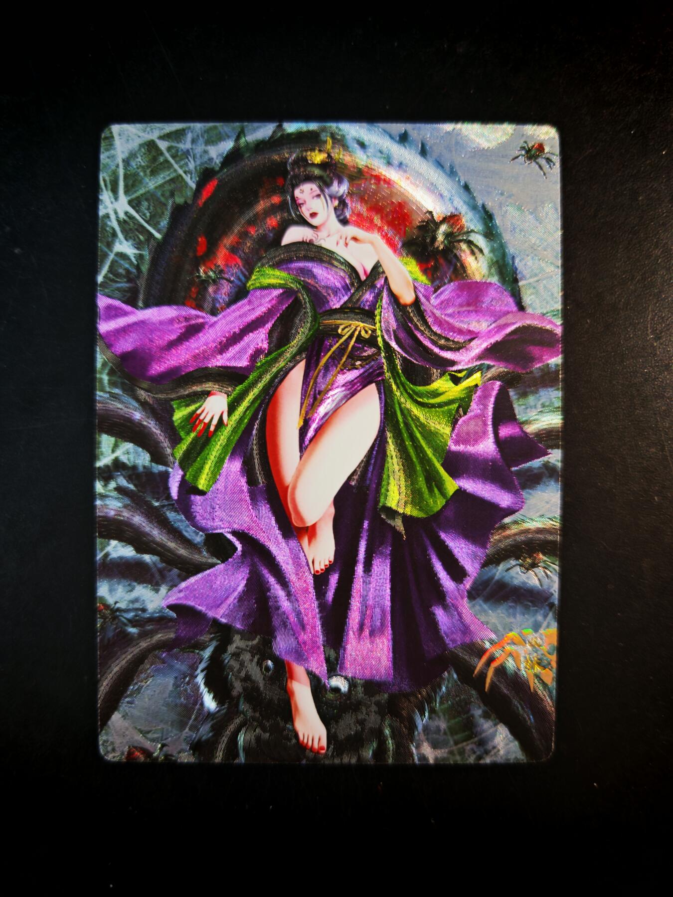 琦卡当当铺～第30期★★一大波美女正向你走来~支持寄存★★~【9点40结束】扫码加群抽[包邮券]~ 奇点卡牌 盲包卡 粗闪 蜘蛛精 四妹