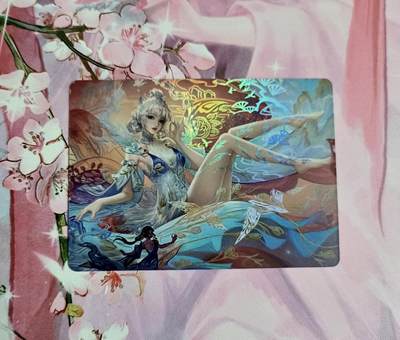 春节前倒数第二场！！龙虎卡牌-七四场（满200元包邮，无佣金，每周六结拍，欢迎送拍） - 细沙彩闪 鸡腿 古风美女