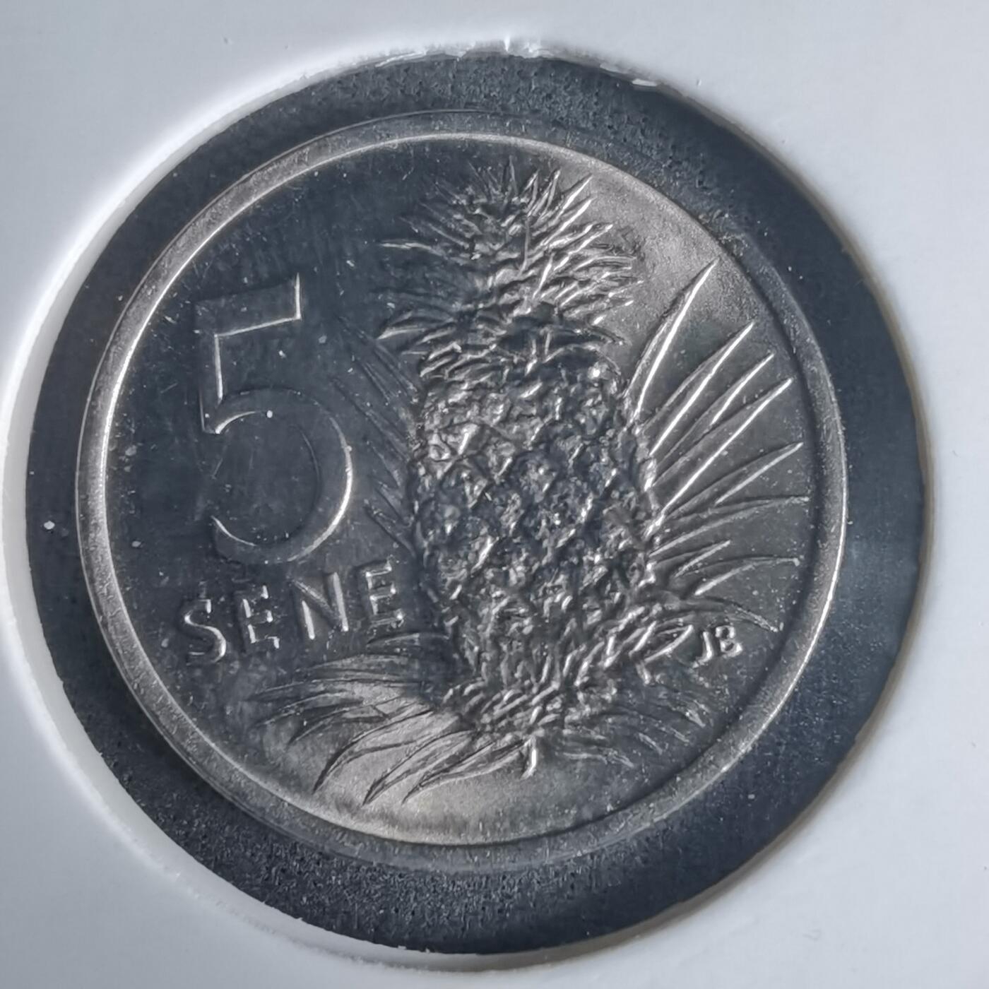 沼泽如烟--第975场 萨摩亚1974年五分