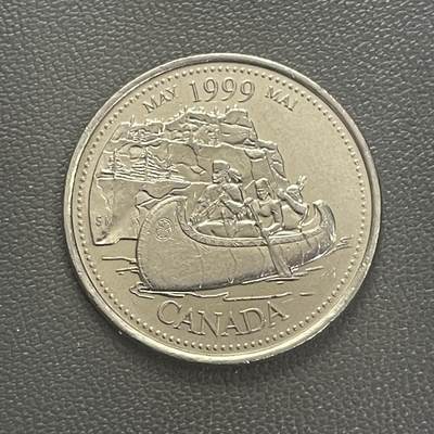 回流0125 - 加拿大1999年5月25分千禧年纪念币