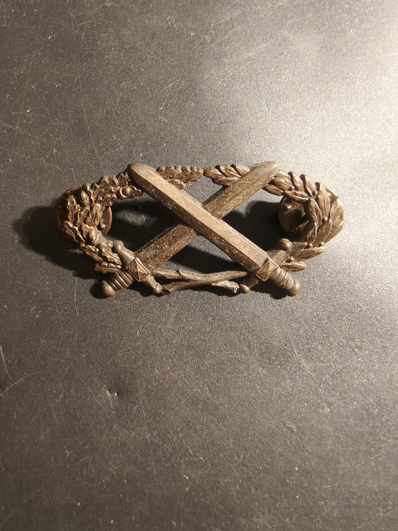 老王徽章第179期 法国陆军第5步兵技能章证章