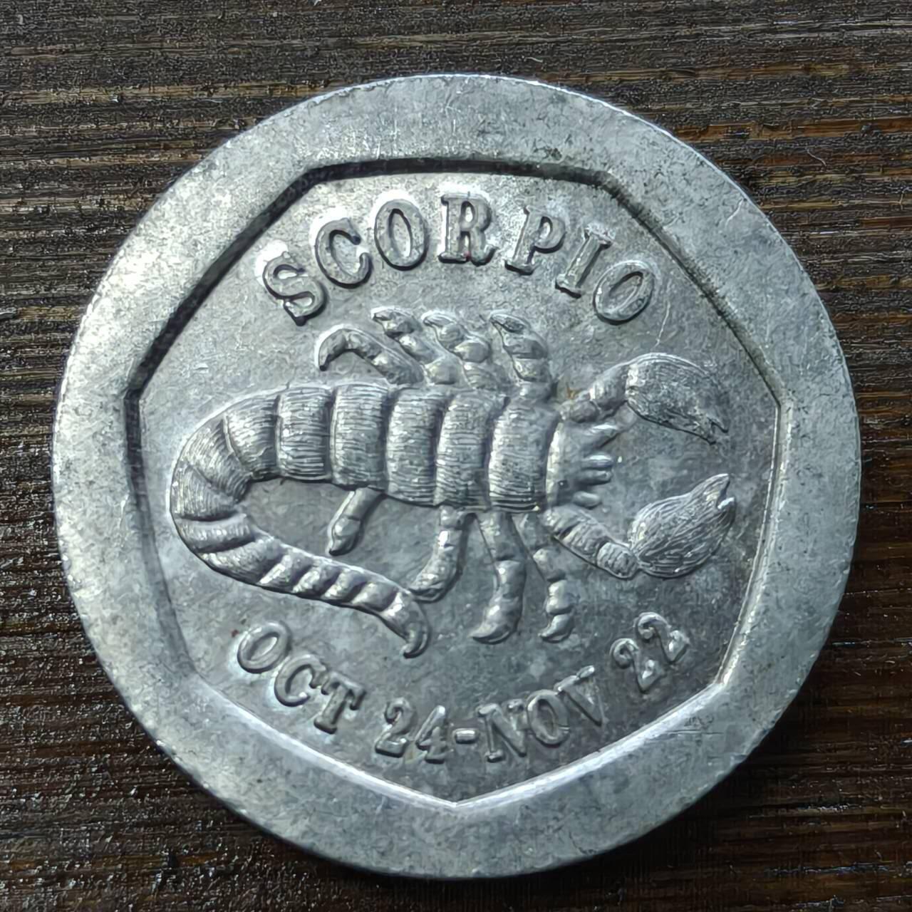 【铜匠收藏】★第140场★散币场。不寄存，30包邮。不满30元，支付5元运费。《接受代拍 代送NGC评级》 64【无寄存】英国1994年 10便士 天蝎座 铝币 