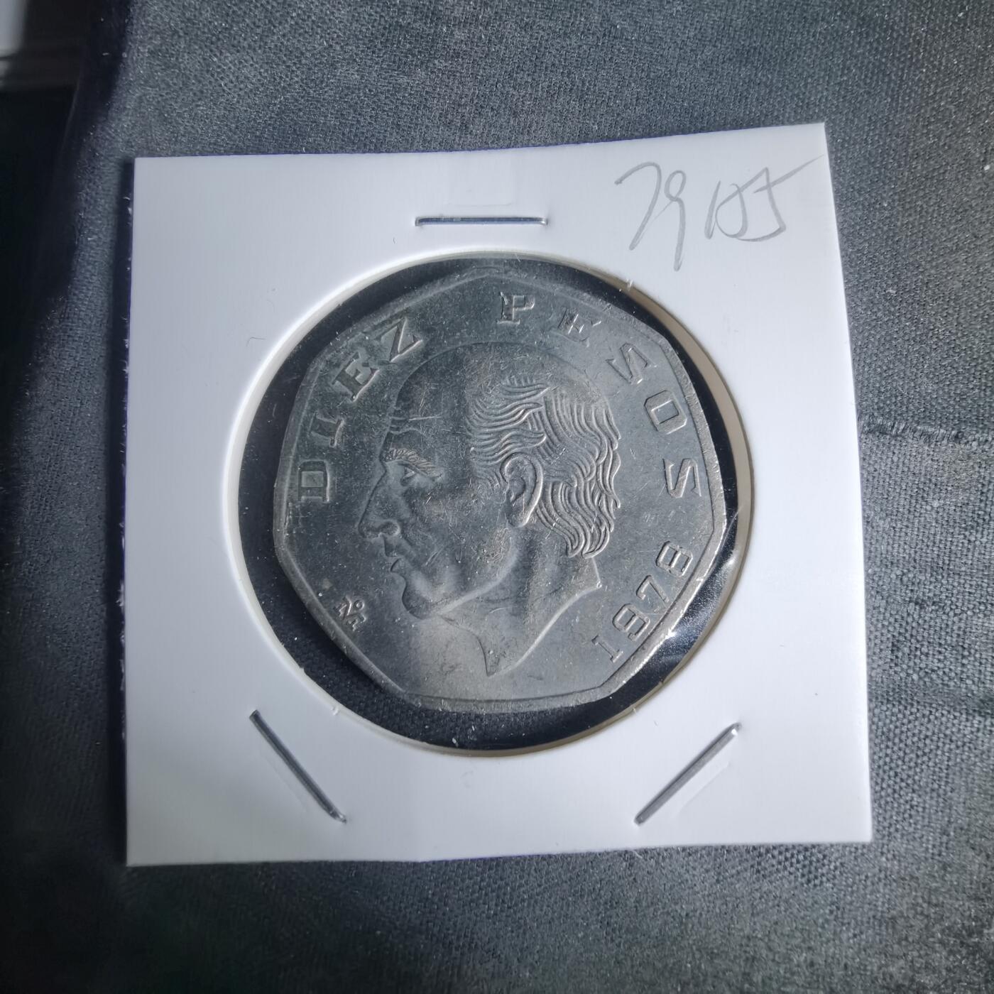 沼泽如烟--第975场 墨西哥1978年10比索