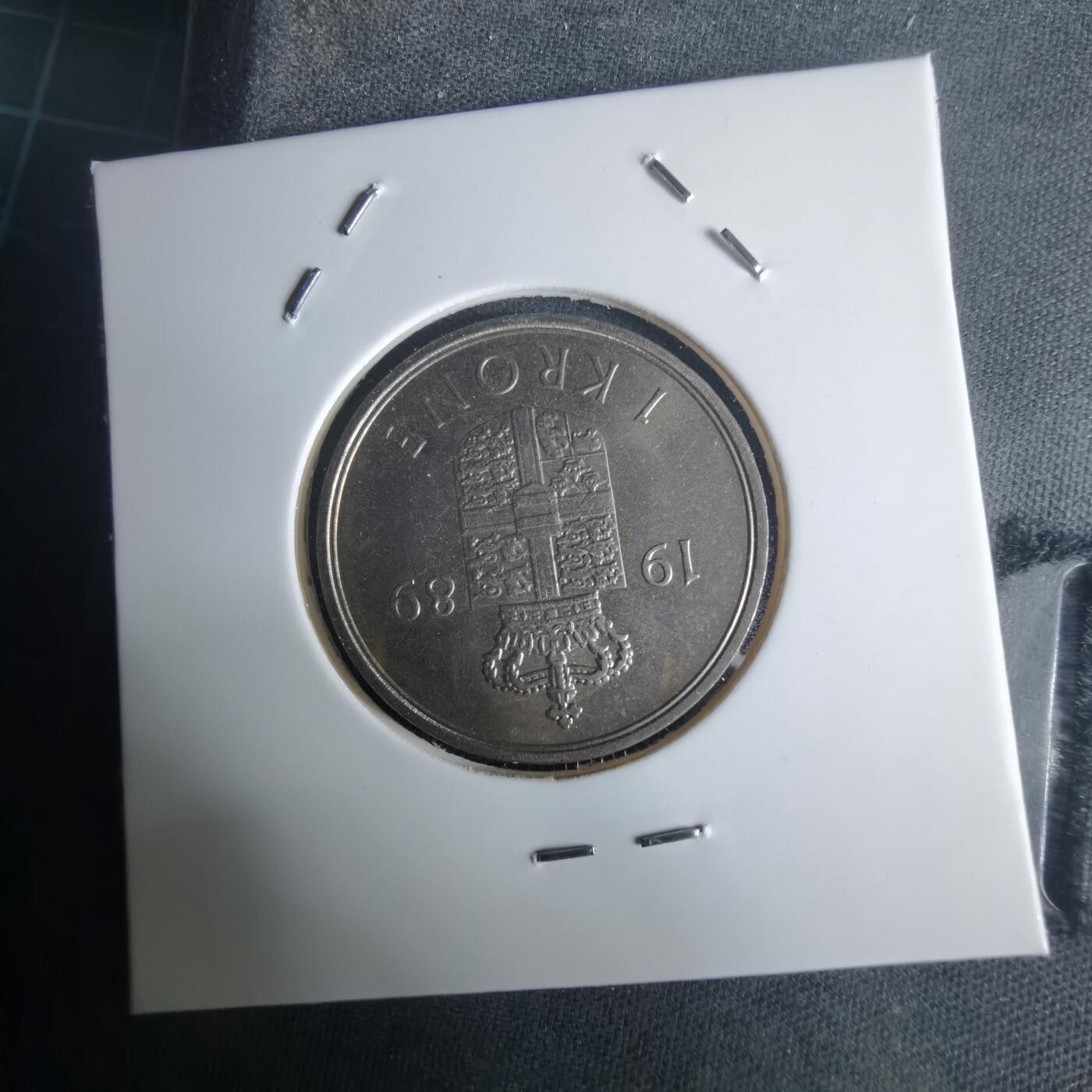 沼泽如烟--第975场 丹麦1989年1克朗