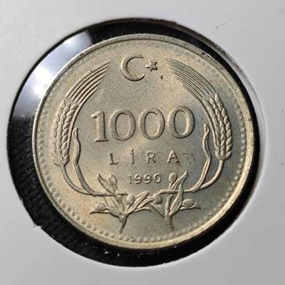 KK钱币收藏小铺  第389期  2月预留时间 周末发货 - 土耳其100里拉 好品 