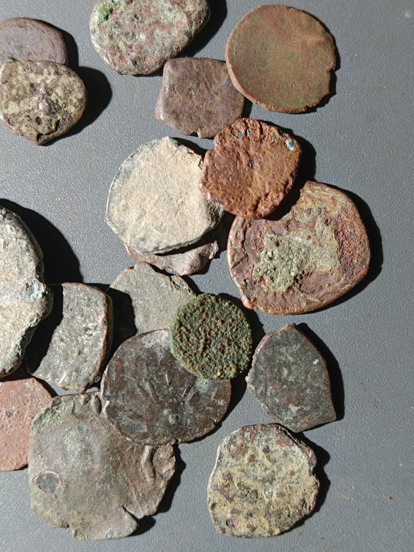 111期新疆红钱粟特钱币丝路钱币专场 甲2丝路铜币一组(20枚)