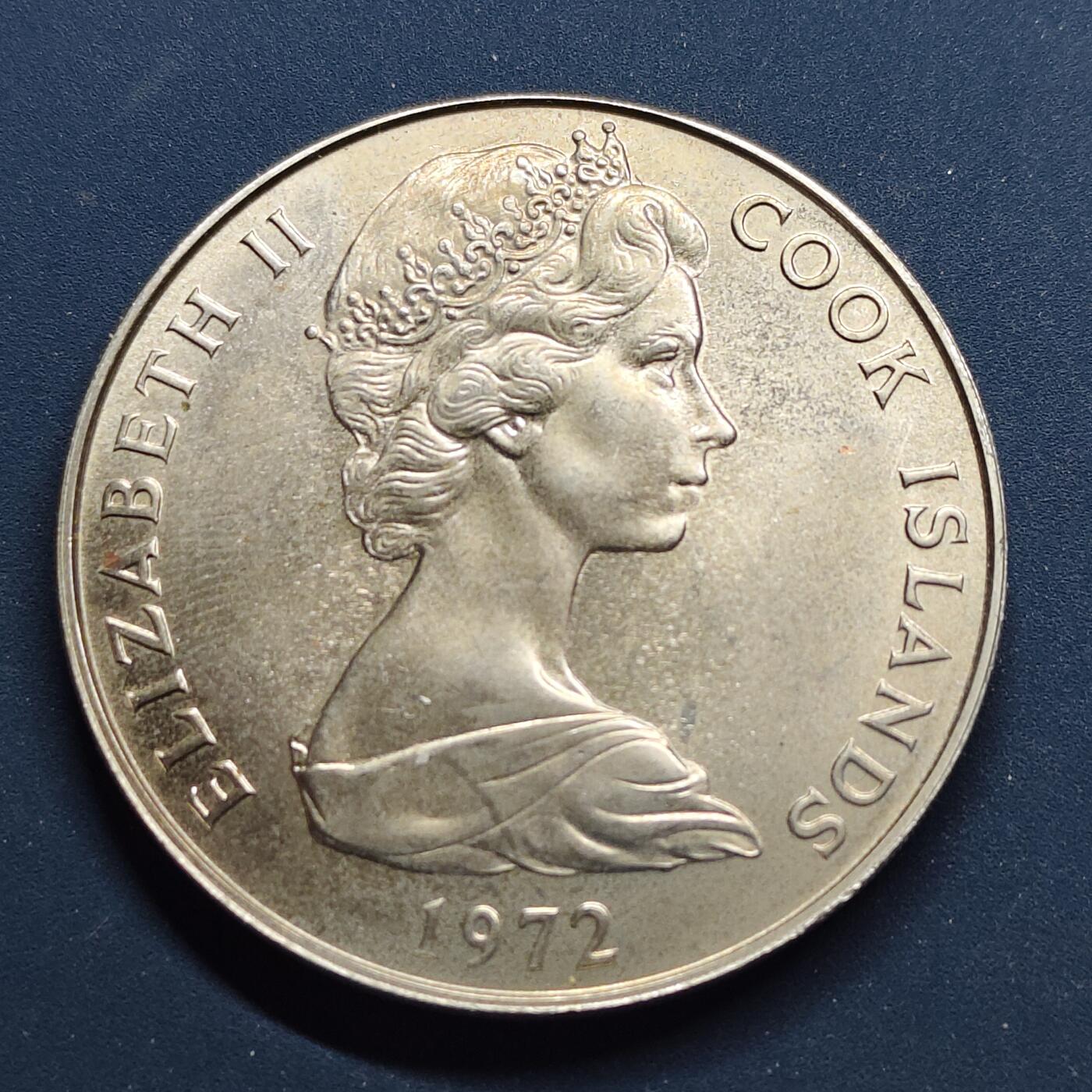 【全场包邮】纯粹捡漏拍498场-持续更新中 库克群岛1972年生殖图腾1元克朗币-含证书