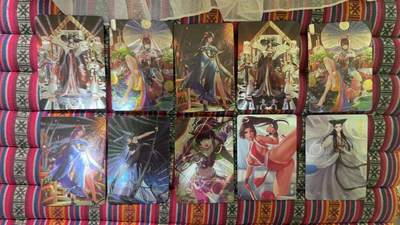 光影卡牌第29期，各家亲签，各家套卡，持续收拍品 - 宁缺粗闪卡10张