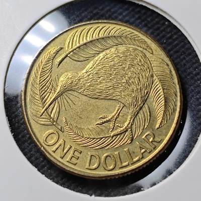 KK钱币收藏小铺  第389期  2月预留时间 周末发货 - 新西兰1元 