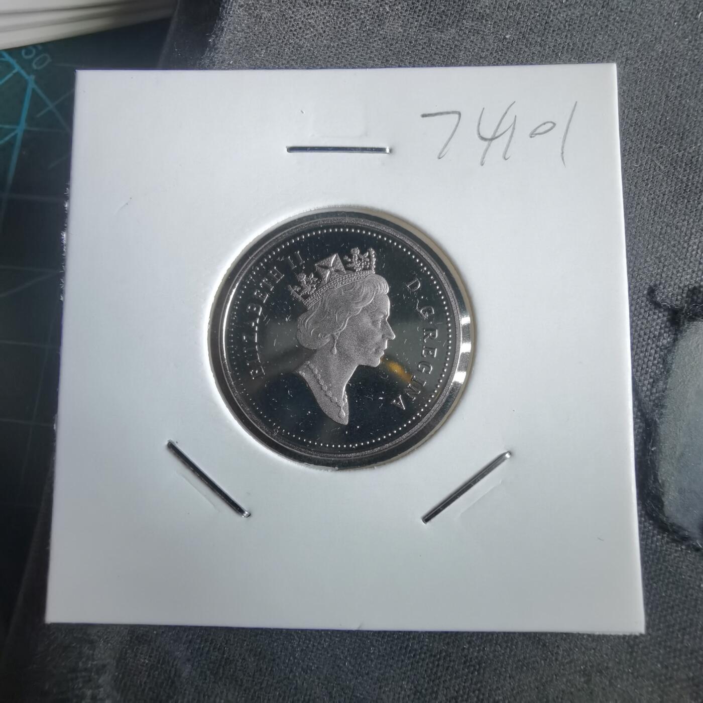 沼泽如烟--第974场 加拿大1991年5分精制币