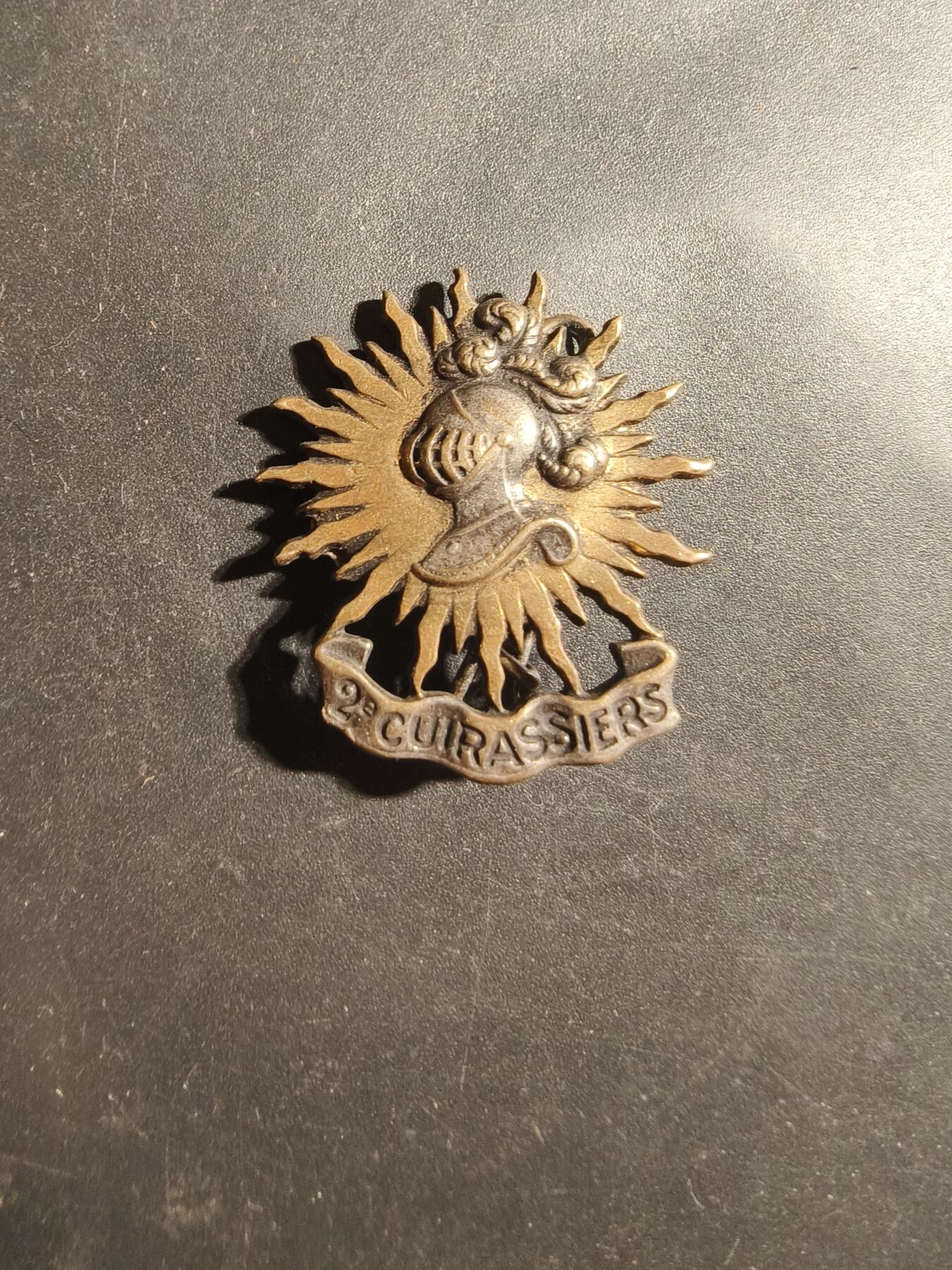 老王徽章第179期 法国第2胸甲骑兵团证章