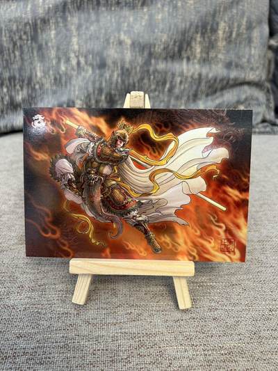 喜灰玩卡拍卖第四期，接代拍，免佣金帮卡友们拍卖，欢迎送拍，释放现金流，让自己有资金可以购买更多喜欢的卡牌，让别的卡友能淘到更多心仪的卡牌 - 独行正明西游记明信片一套9张