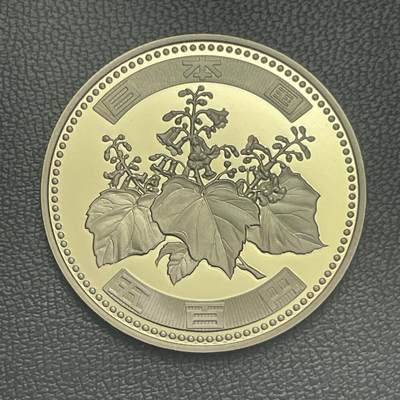 回流0125 - 全新日本平成十九年（2007年） 新版500元精制币 梧桐花