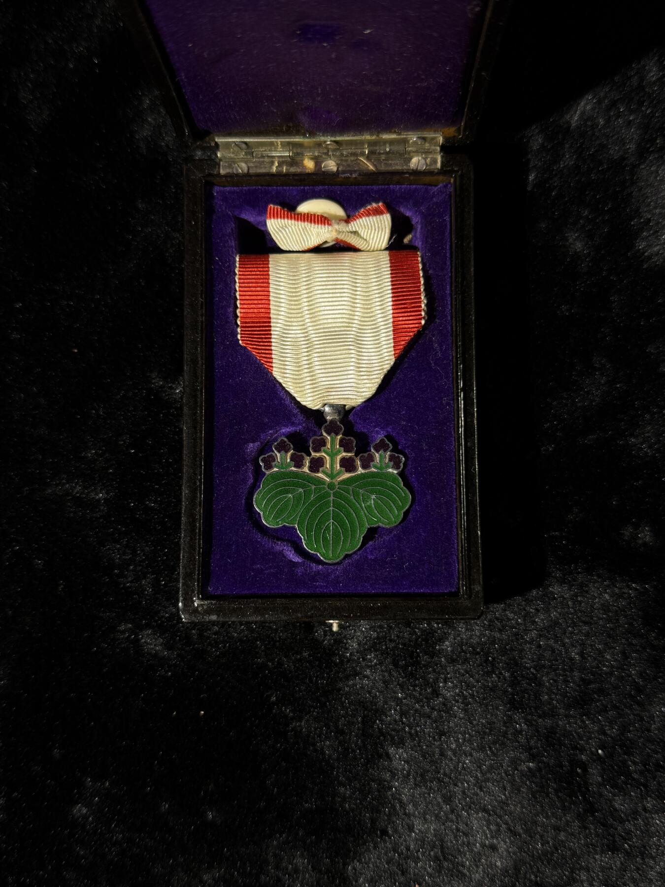 戎马世界章牌大赏第110期 勋七等青色桐叶章