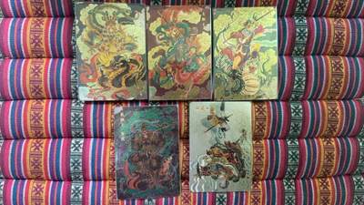 光影卡牌第29期，各家亲签，各家套卡，持续收拍品 - 李云中五猴粗闪