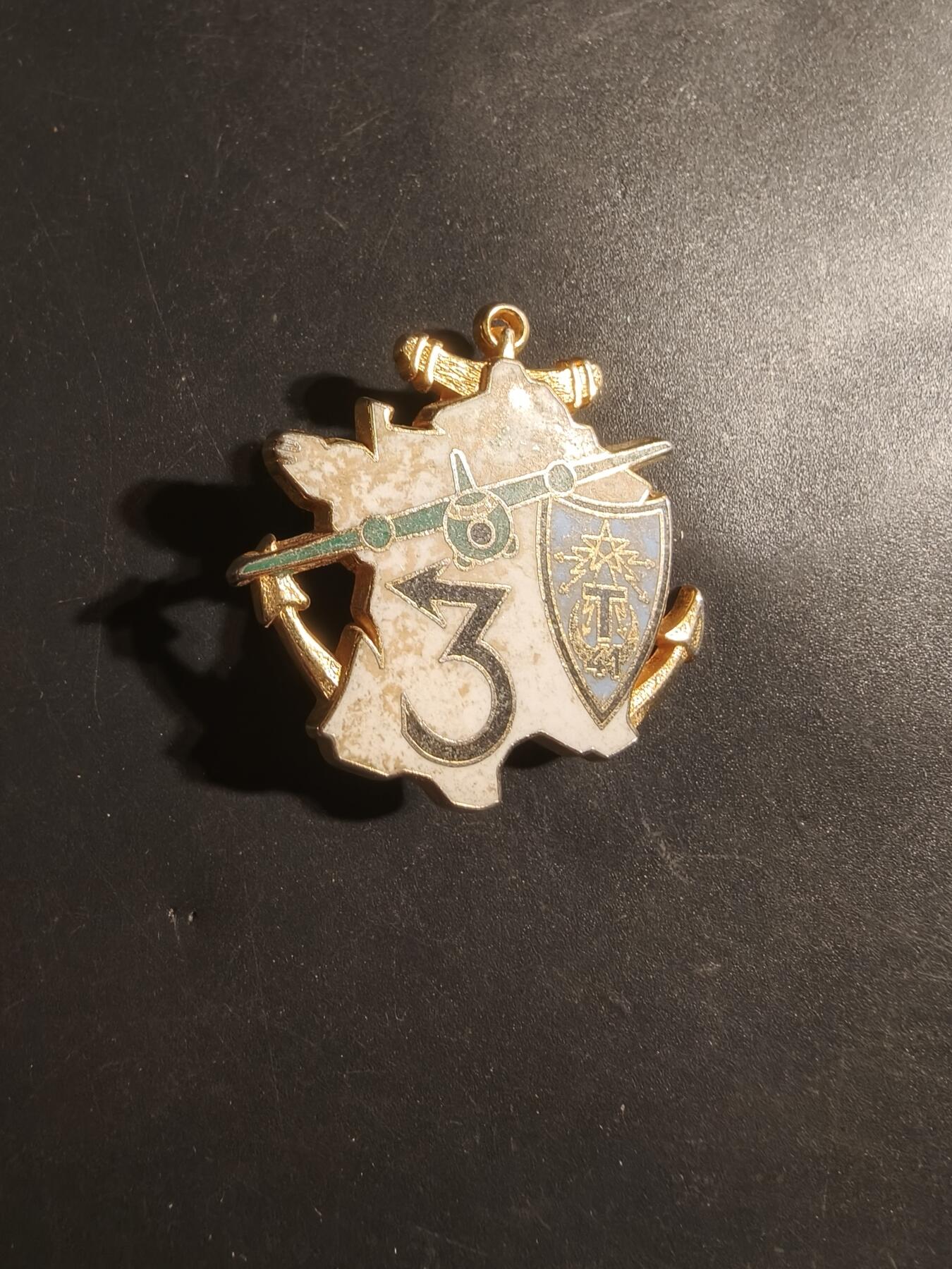 老王徽章第179期 法国陆军第41通信团3连证章