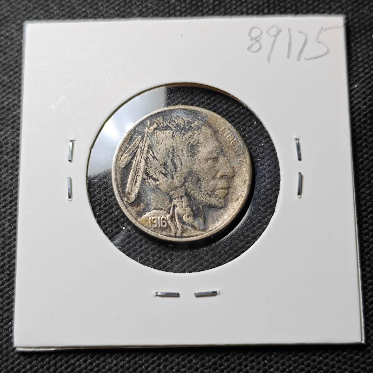 KK钱币收藏小铺  第389期  2月预留时间 周末发货  1916美国5分镍币