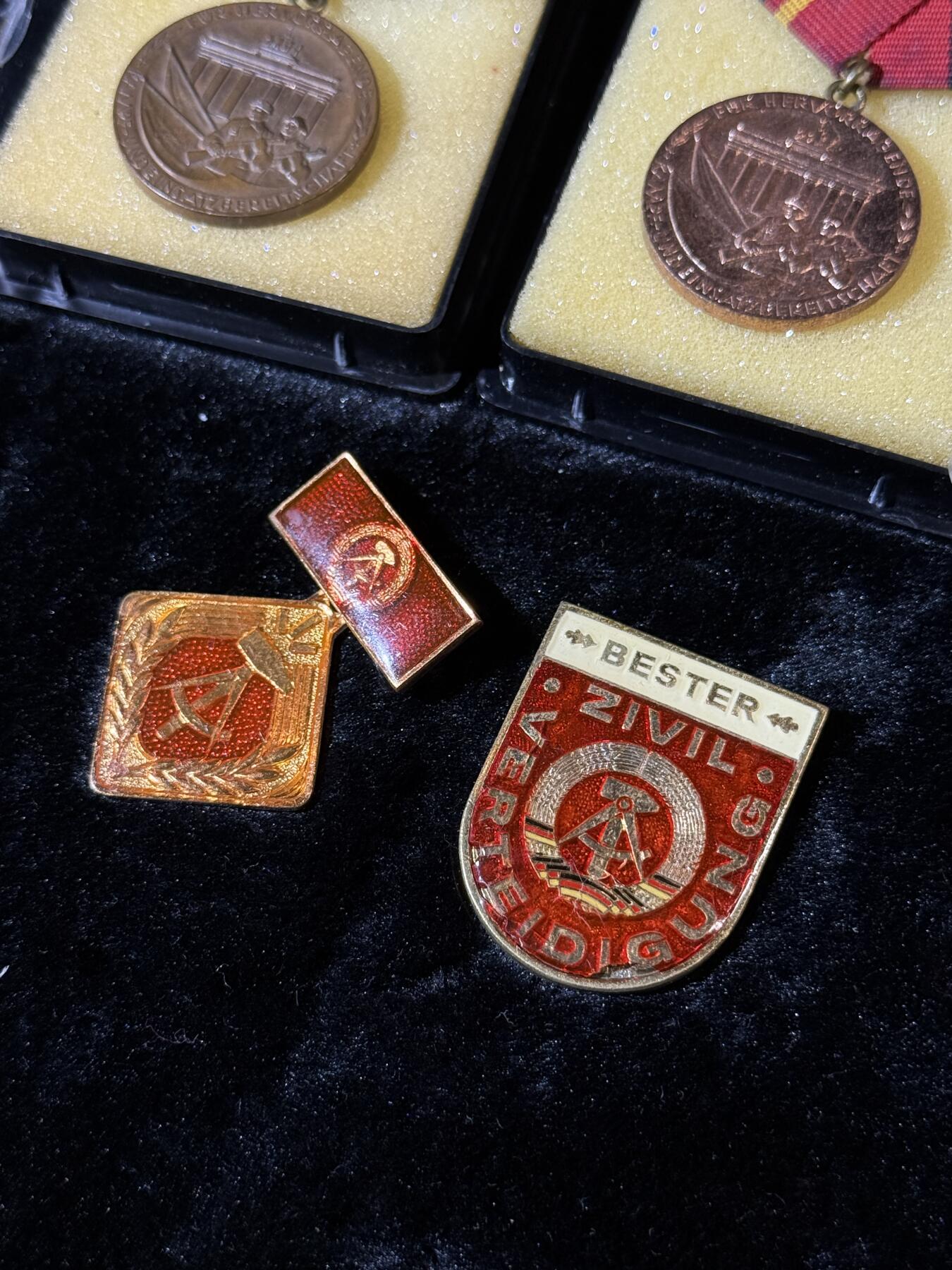 戎马世界章牌大赏第110期 东德奖章一组