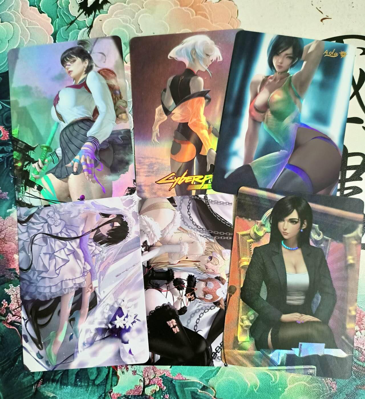 春节前倒数第二场！！龙虎卡牌-七四场（满200元包邮，无佣金，每周六结拍，欢迎送拍） 动漫女卡A-6张