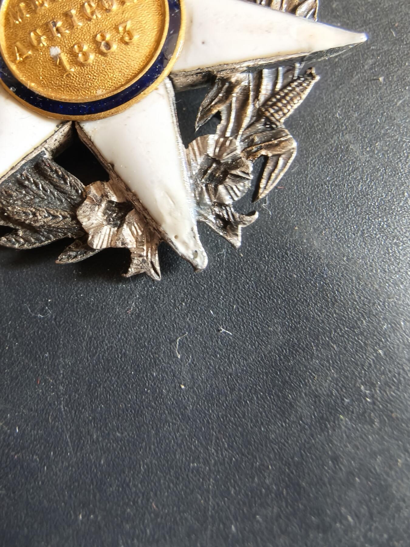 老王徽章第179期 法国骑士级农业功绩勋章    银质珐琅    原盒     17.4g