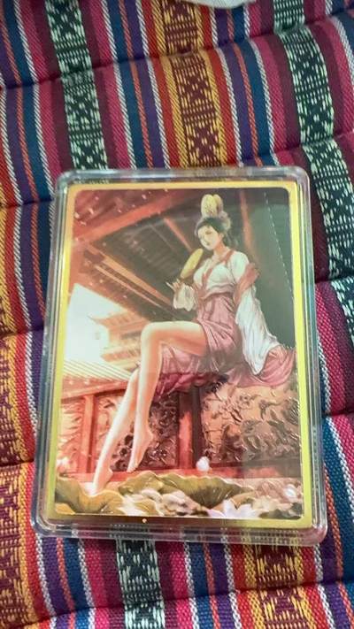 光影卡牌第29期，各家亲签，各家套卡，持续收拍品 - 燎原水浒李师师+张青正反面浮雕金属卡