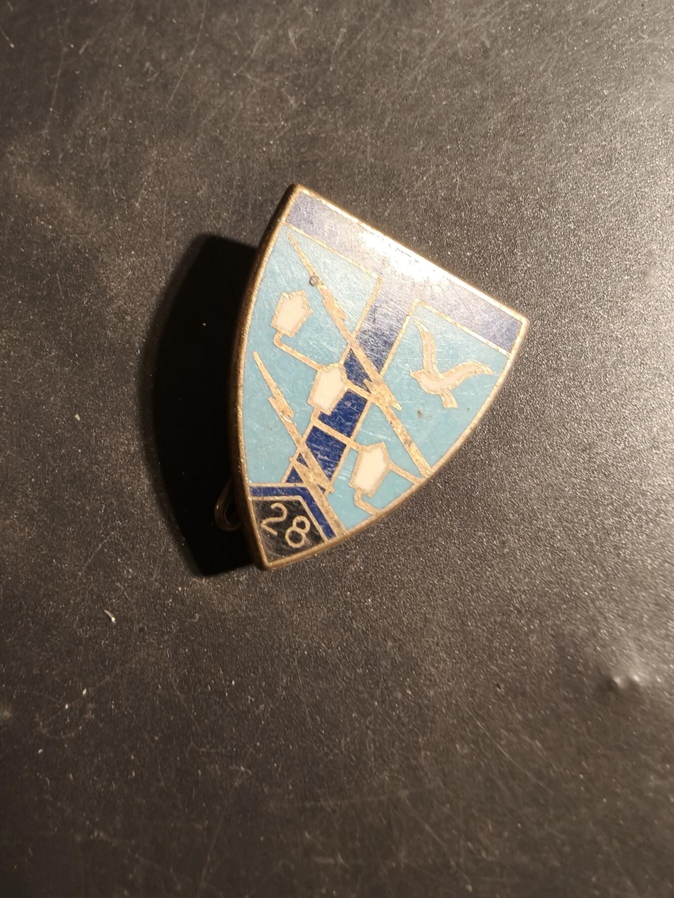 老王徽章第179期 法国陆军第28通信团证章