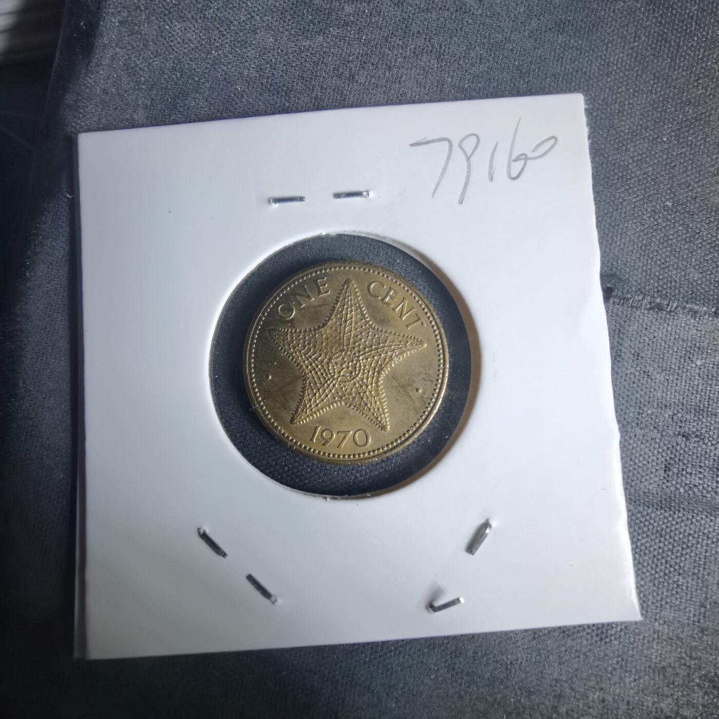 沼泽如烟--第975场 巴哈马1970年一分