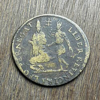 【铜匠收藏】★第140加场★精品老铜币 硬币专场 不寄存，200包邮。不满200元，支付5元运费。《接受代拍 代送NGC评级》 - 100【无寄存】难得好品 稀有的 西属尼德兰（指16世纪由西班牙统治的低地国家，今比利时、荷兰一带）代用币