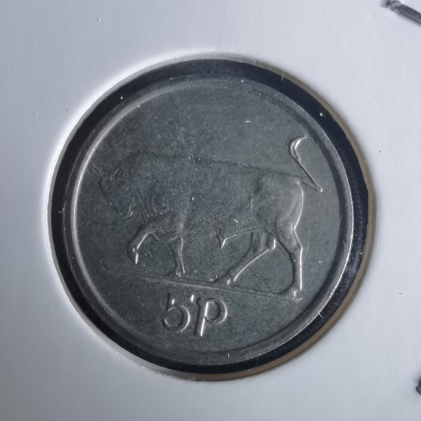 沼泽如烟--第975场 爱尔兰2000年5便士