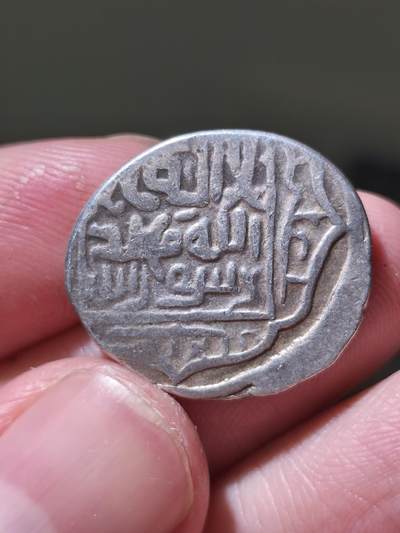 星盘世界钱币一月三十一日古典币专场 - 帖木儿帝国1天罡银币，造于沙哈鲁执政时期，阿斯塔拉班厂，漂亮美品，好品难遇