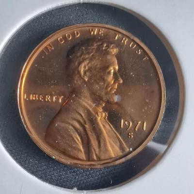 沼泽如烟--第974场 - 美国1971年一分精制币