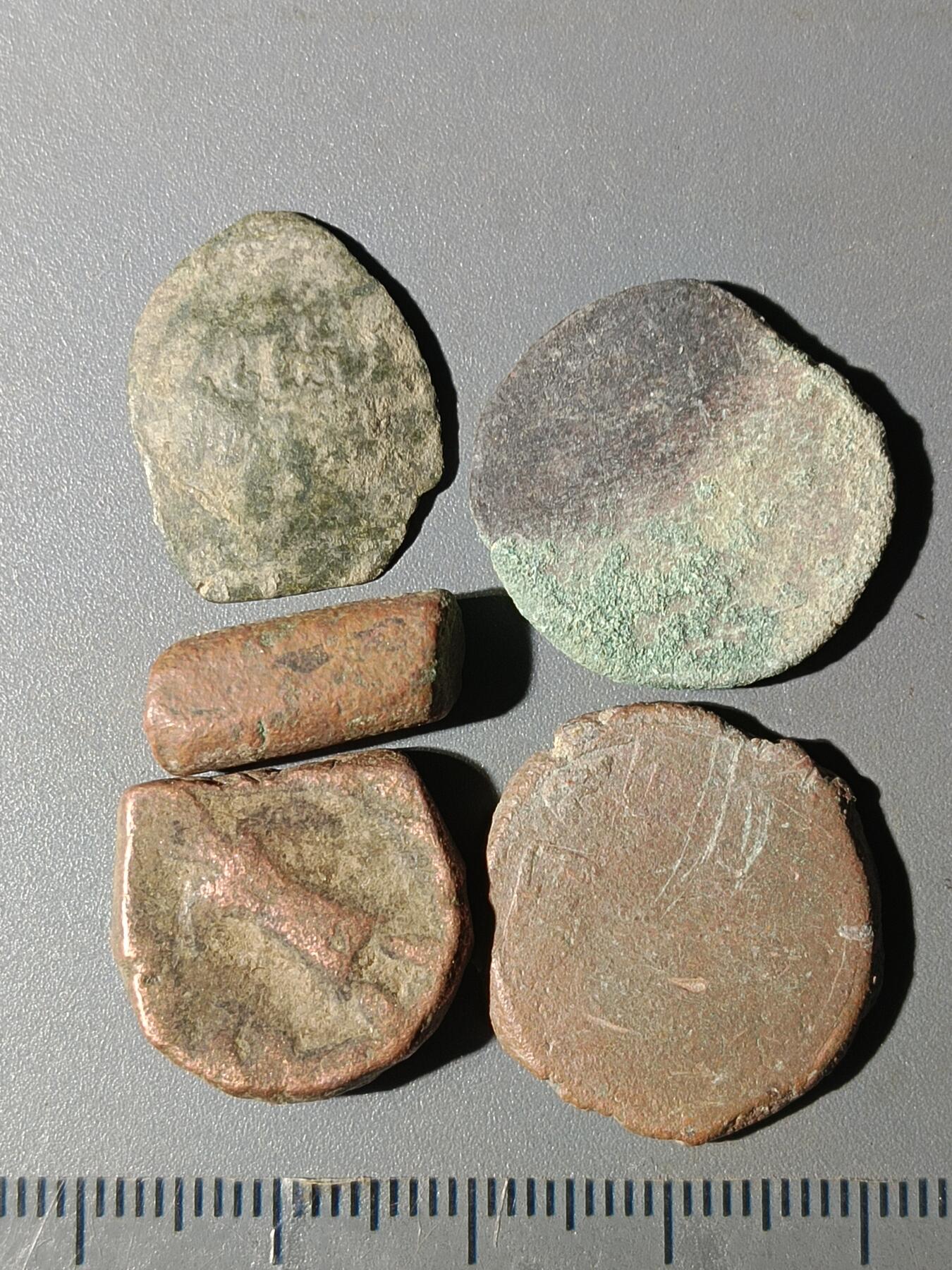 111期新疆红钱粟特钱币丝路钱币专场 A2丝路铜币一组