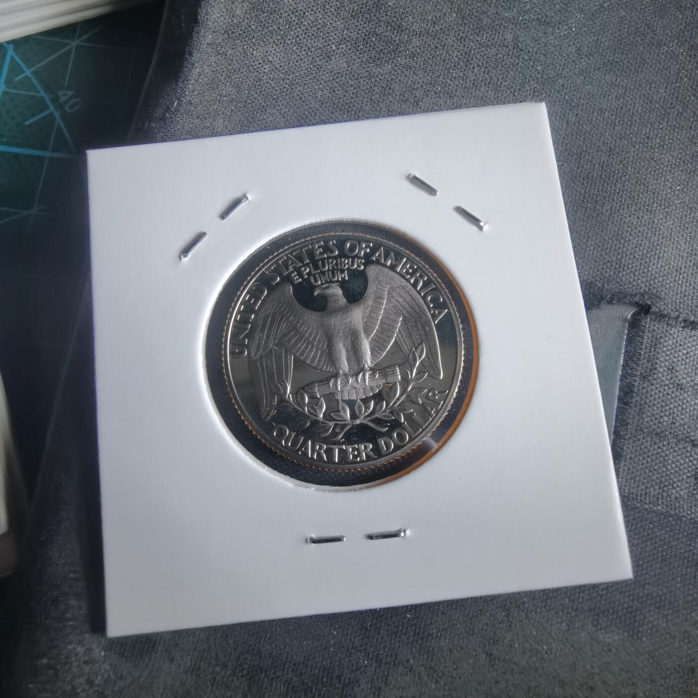 沼泽如烟--第974场 美国1986年25分精制币