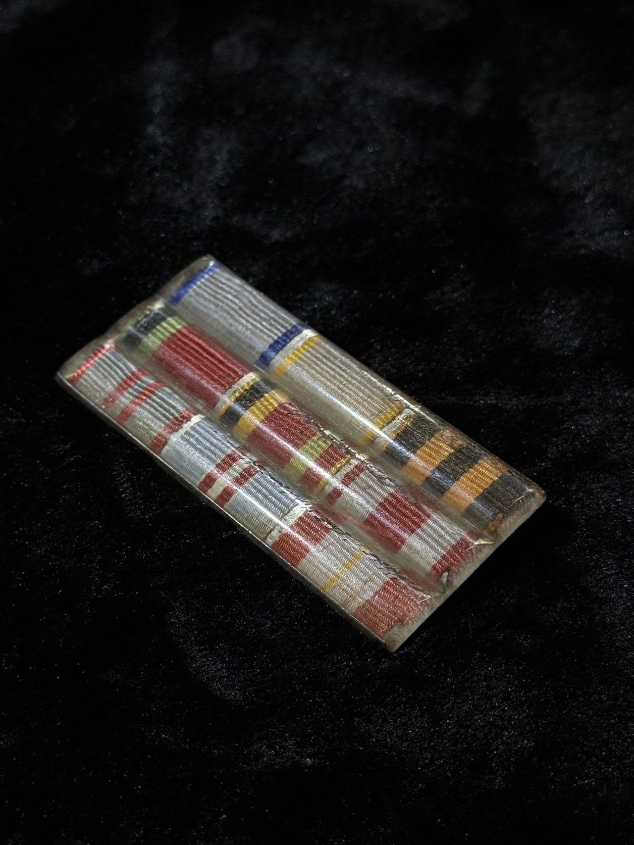 戎马世界章牌大赏第110期 二战老兵勋略表 勇敢奖章战功奖章战胜德国奖章