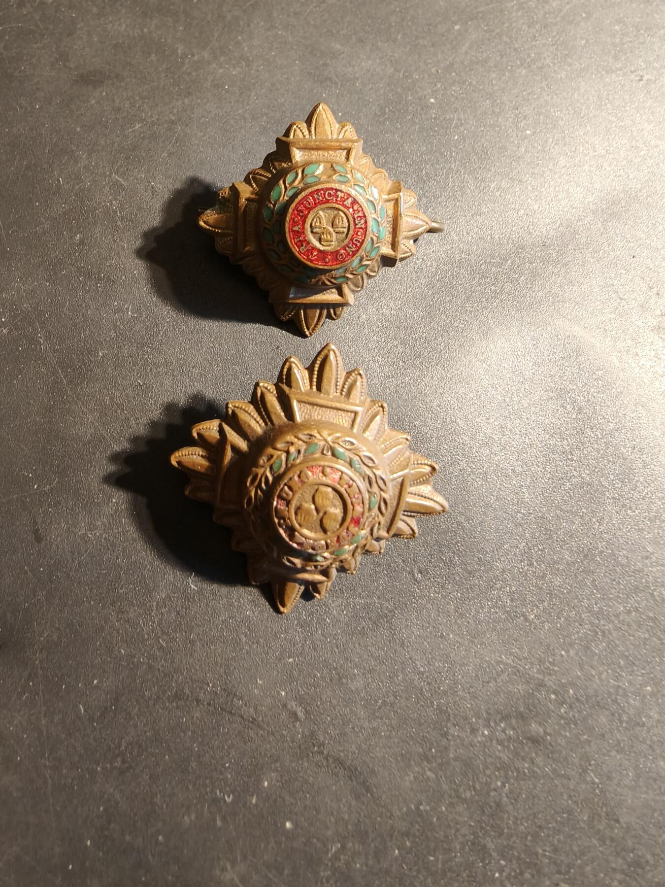 老王徽章第179期 英国军衔配饰巴斯星一组    一战时期    带珐琅