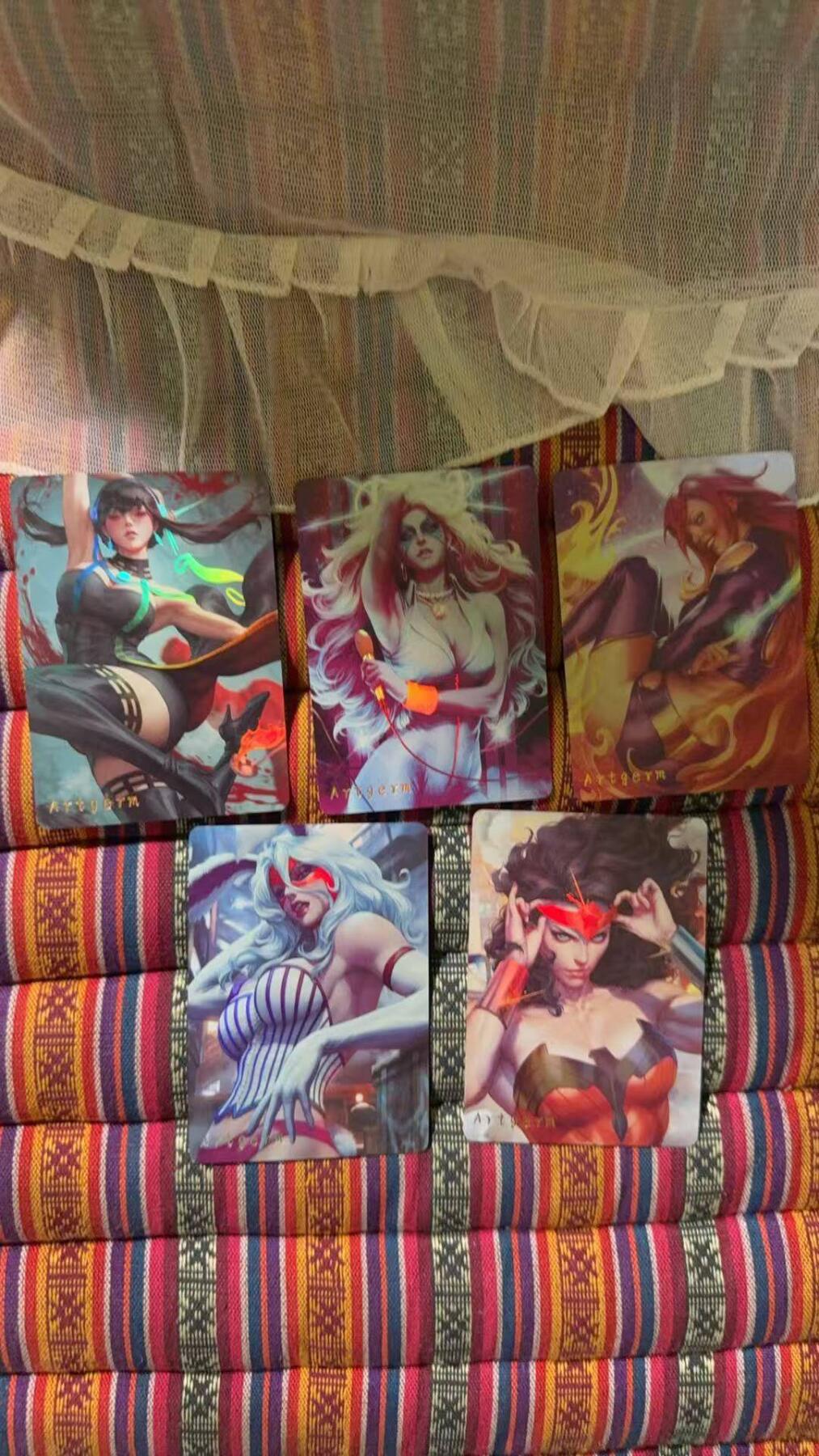 光影卡牌第29期，各家亲签，各家套卡，持续收拍品 燎原金彩acg23张