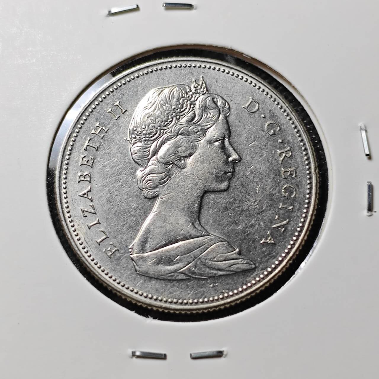 KK钱币收藏小铺  第389期  2月预留时间 周末发货 1970加拿大50分 