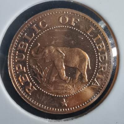 沼泽如烟--第974场 - 利比里亚1分精制币