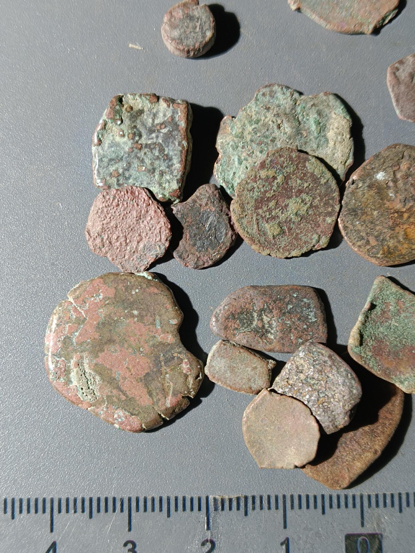 111期新疆红钱粟特钱币丝路钱币专场 甲12丝路铜币一组(20枚)