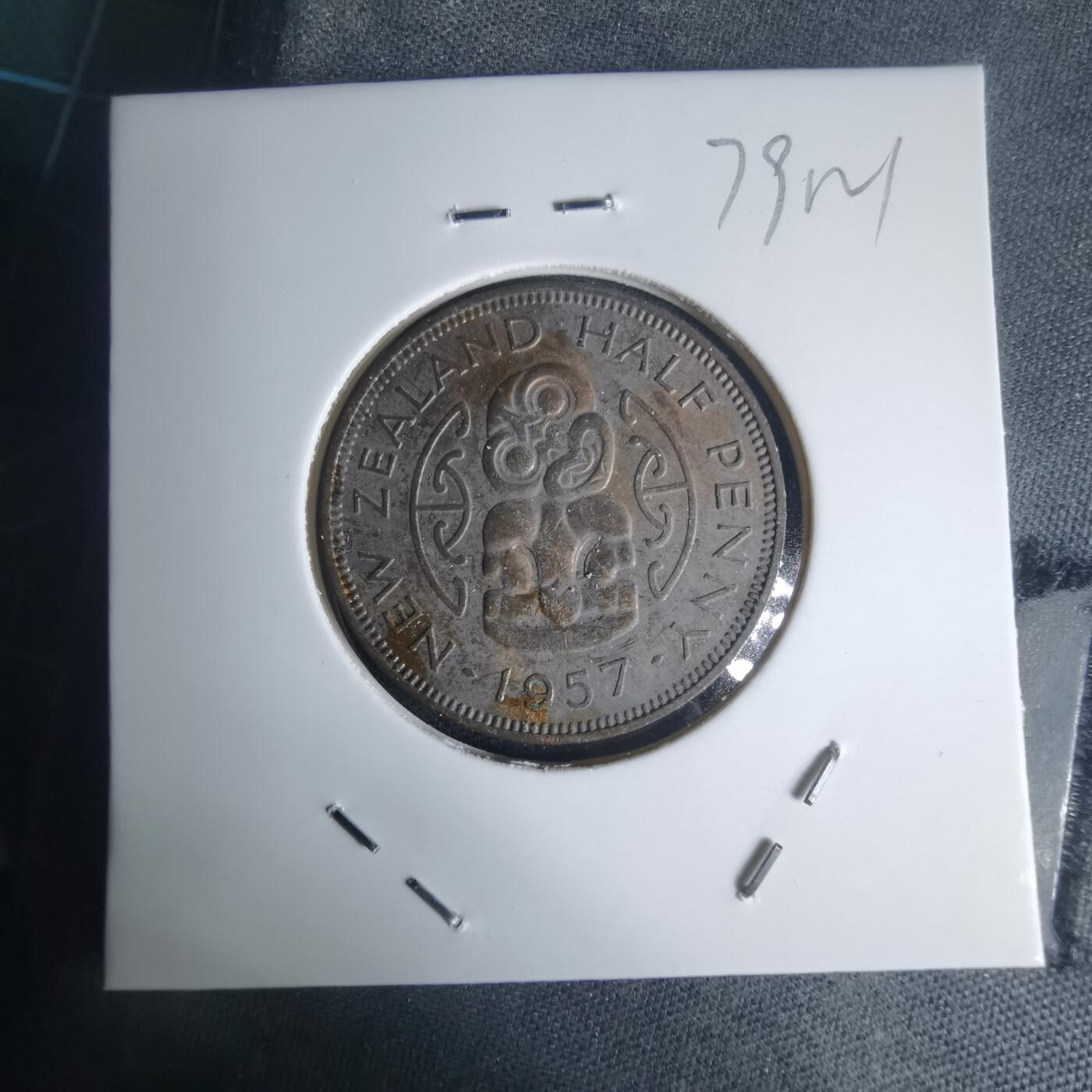 沼泽如烟--第975场 新西兰1957年半便士