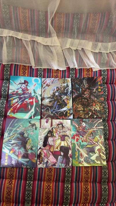 光影卡牌第29期，各家亲签，各家套卡，持续收拍品 - 烽火梁山泊粗闪特卡6张