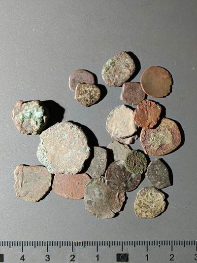 111期新疆红钱粟特钱币丝路钱币专场 - 甲2丝路铜币一组(20枚)