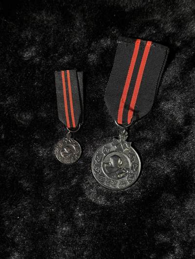 戎马世界章牌大赏第110期 - 芬兰冬季战争奖章，带mini章