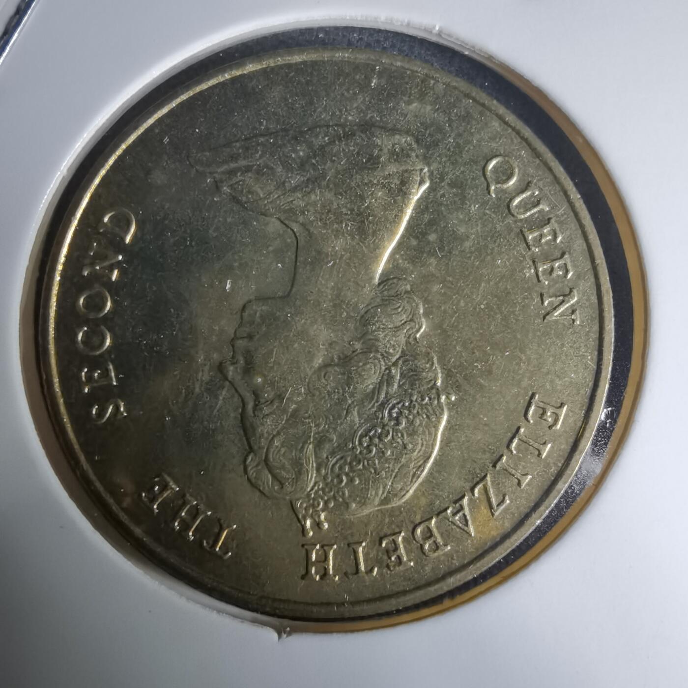 沼泽如烟--第975场 东加勒比1986年一元