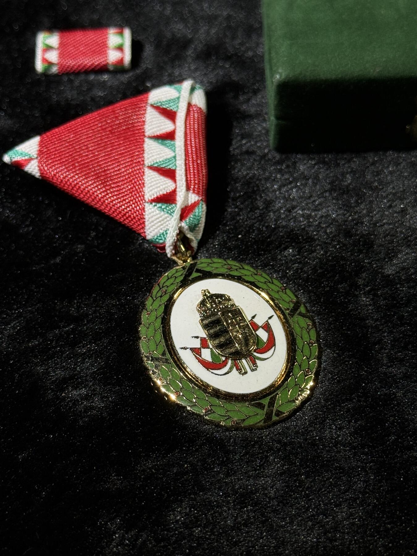 戎马世界章牌大赏第110期 匈牙利金级服役功勋奖章