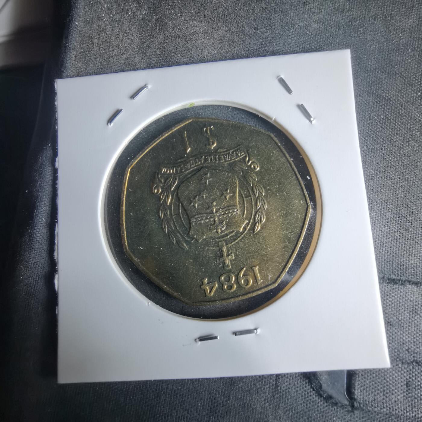 沼泽如烟--第975场 萨摩亚1984年一元